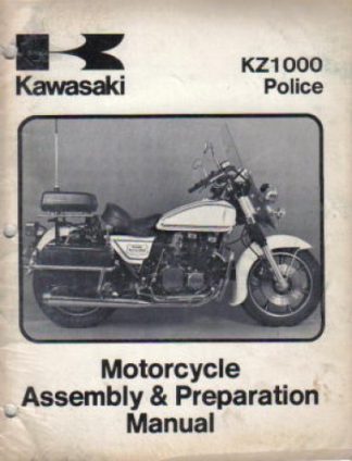 Used Official 1979 Kawasaki KZ1000 C2 Police Assembly Manual