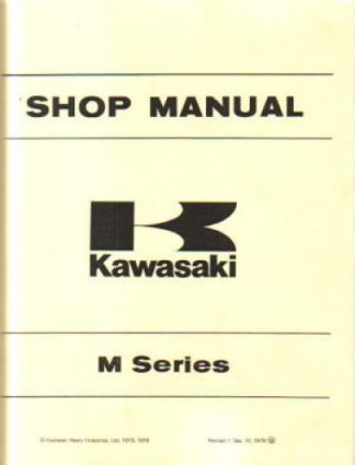 1973-1975 Kawasaki M Series Factory Service Manual