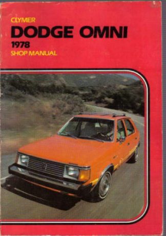 Dodge Omni Shop Manual 1978 Clymer Used