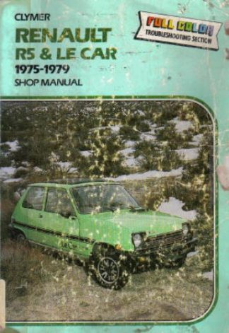 Renault R5 LE Car Shop Manual 1975-1979 Clymer Used