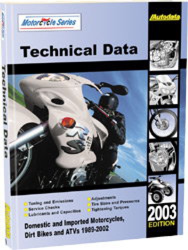 Motorcycle and ATV Technical Data Manual 2003 Edition