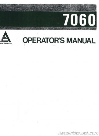 Allis-Chalmers 7000 DSL Service Manual
