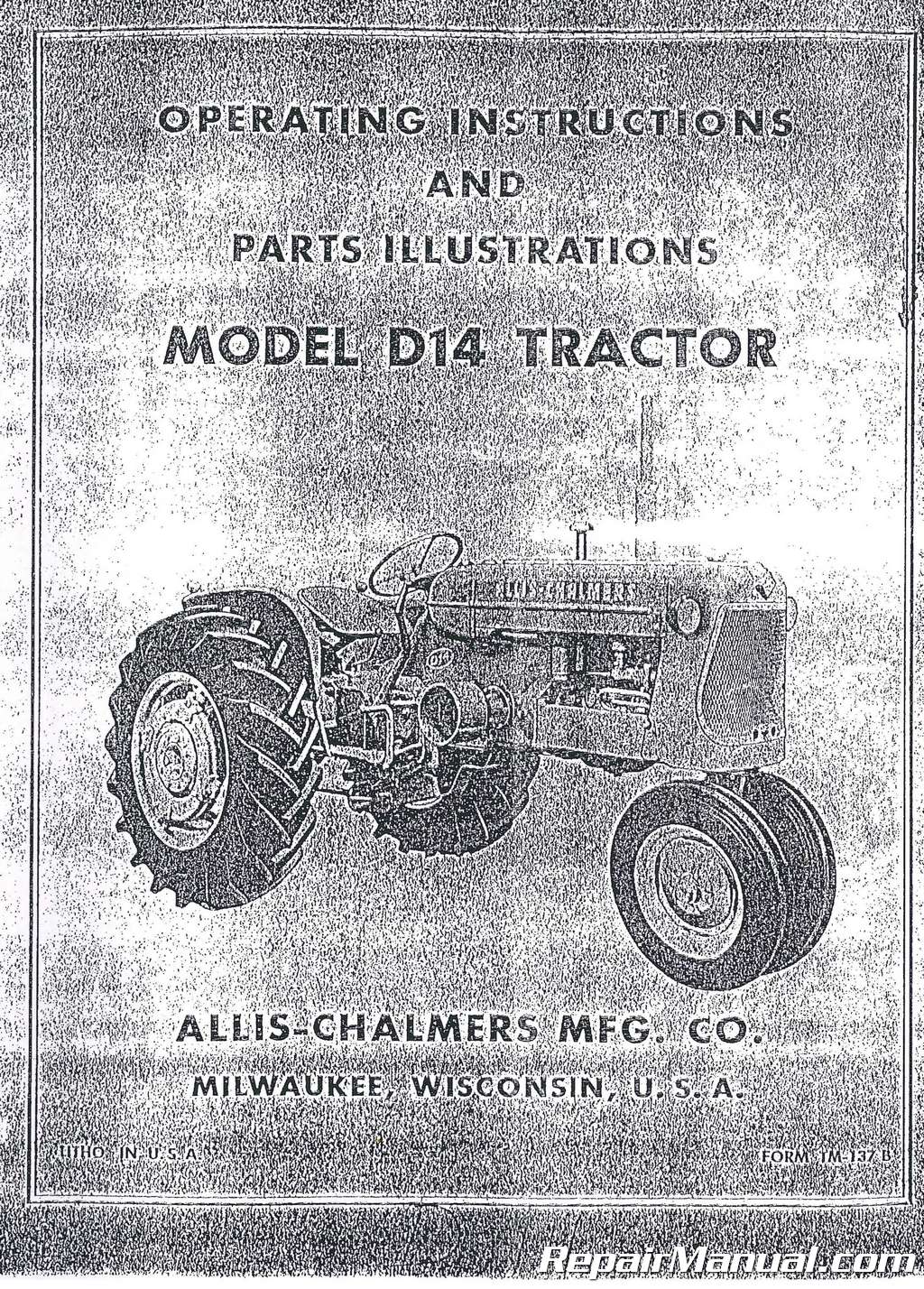 Allis Chalmers D14 D17 D15d Tractor Front Hydraulic Pump Driveshaft Hub Kit 