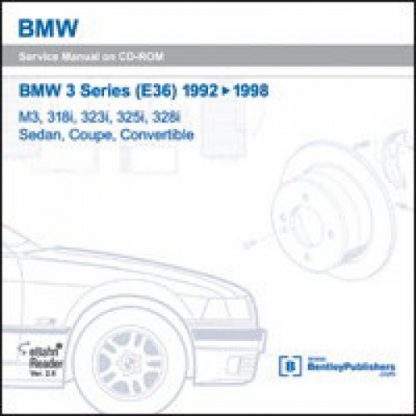 BMW 3 Series E36 1992-1998 Repair Manual on CD-ROM