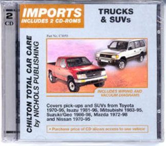 Chilton Total Car Care Import Trucks SUVs CD-ROM