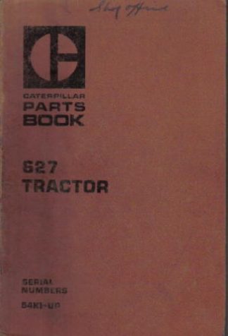 Used Caterpillar 627 Tractor Parts Manual