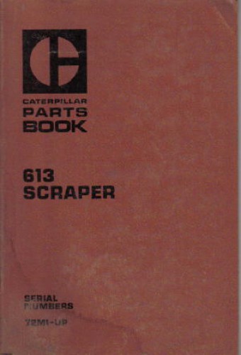 Caterpillar 613 Scraper Parts Manual