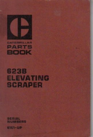 Used Caterpillar 623B Elevating Scraper Parts Manual