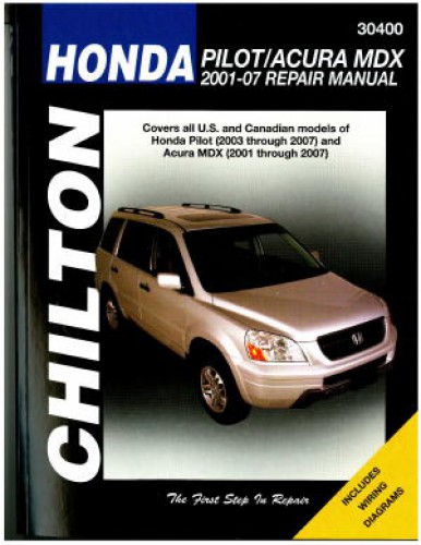 2001 acura mdx service manual