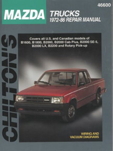 Chilton Mazda Trucks 1972-1986 Repair Manual