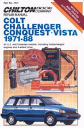 Chilton Dodge Colt Challenger Conquest Vista 1971-1988 Repair Manual