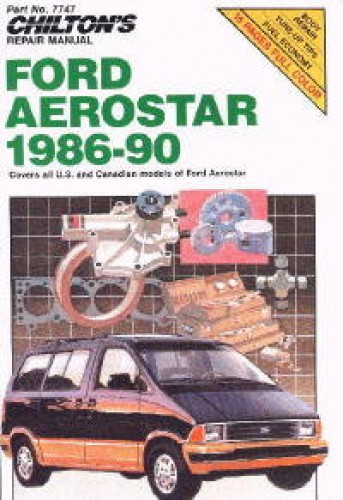 Chilton Ford Aerostar 1986-1990 Repair Manual