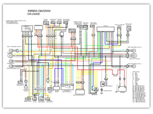 Suzuki DR-Z400 Color Wiring Diagrams z400 wiring diagram 