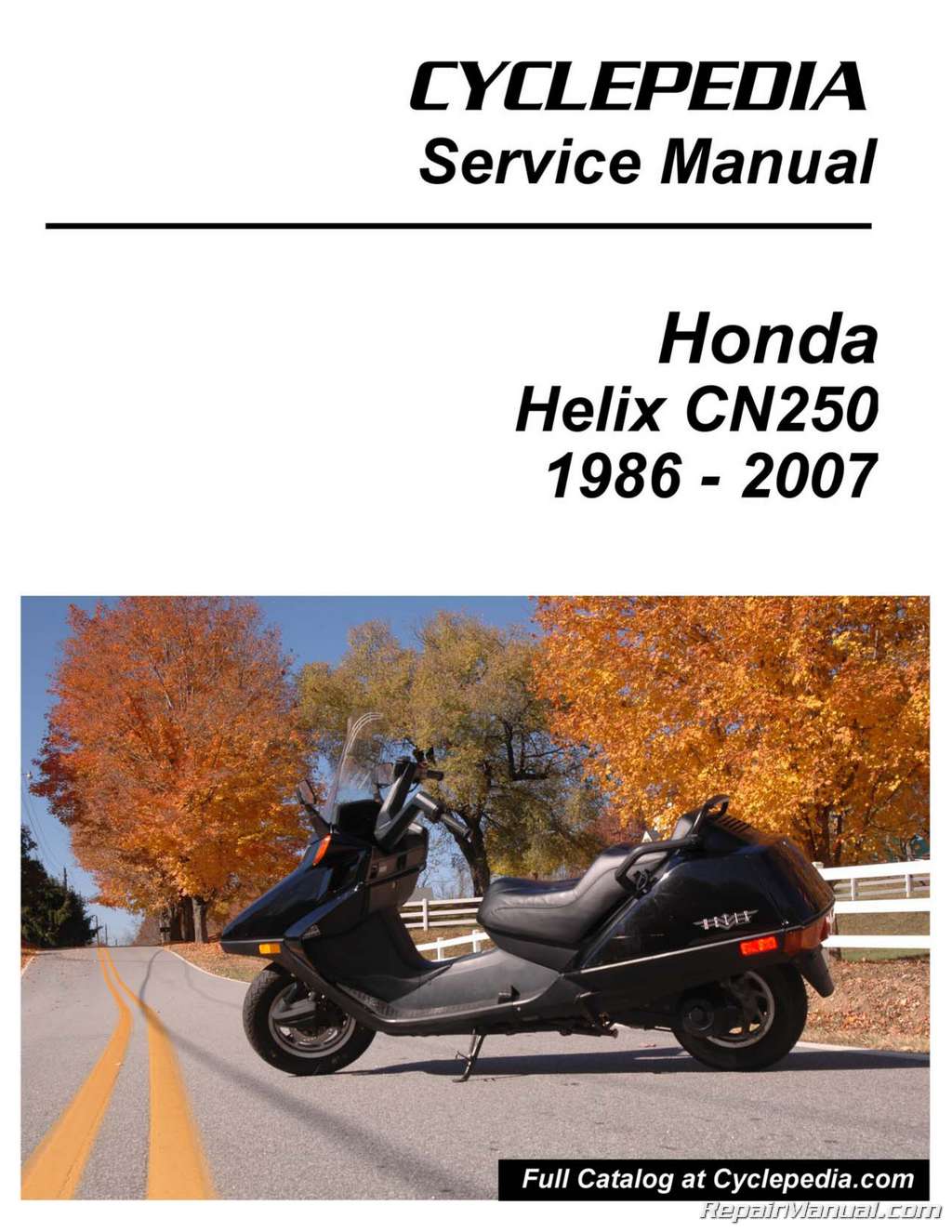 86 Honda Helix Shop Manual