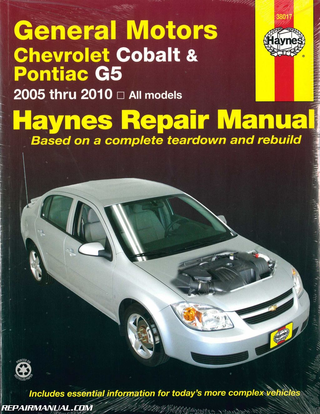 Chevrolet Cobalt 20052010 Pontiac G5 20072009 Pontiac Pursuit 2005