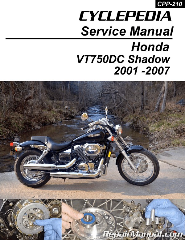 2001 Honda VT 750 DC Workshop Manual on CD 