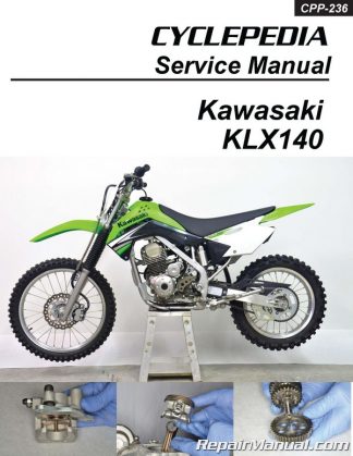Vask vinduer Meander kighul Cyclepedia Kawasaki KLX140 Motorcycle Manual - Printed