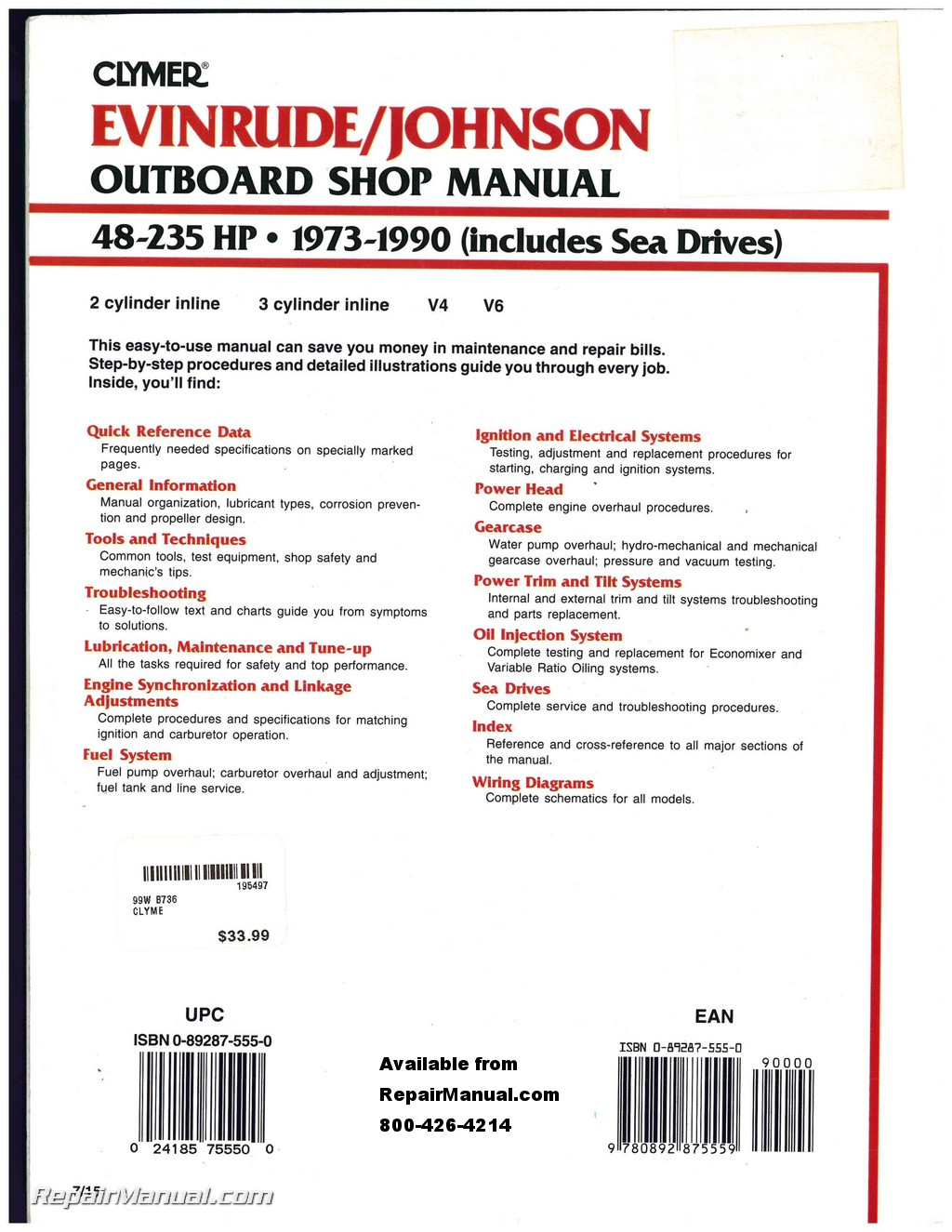 Free evinrude service manual pdf