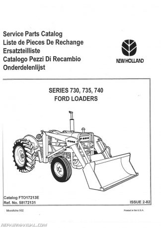 ford 1320 tractor parts manual