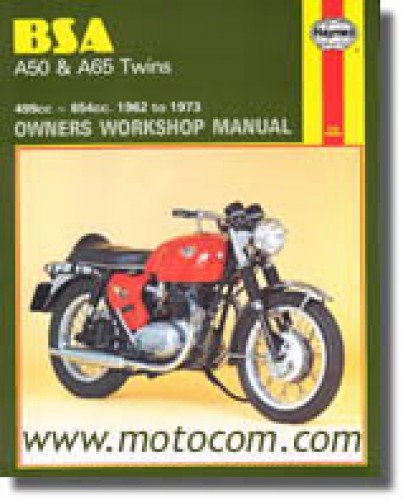 1961-1973 BSA A50 A65 Twins Owners Workshop Manual by Haynes