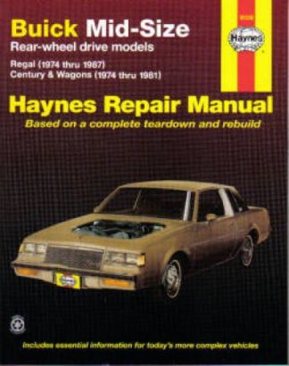 Haynes Buick Mid-size RWD 1974-1987 Auto Repair Manual