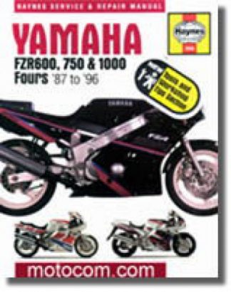 Haynes Yamaha FZR 600 750 1000 1987-1996 Repair Manual