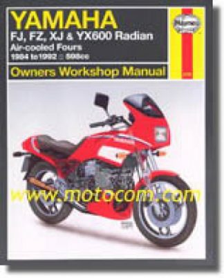 Haynes Yamaha FJ FZ XJ YX600 Radian 1984-1992 Repair Manual