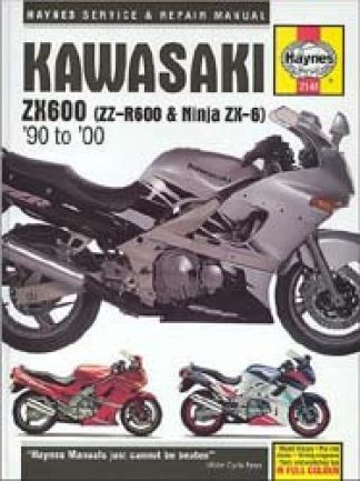 1990-2006 Kawasaki Ninja ZX600 ZX 6 ZX6 ZZR 600 ZZR600 HAYNES REPAIR MANUAL 2146