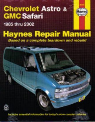 Haynes Chevrolet Astro GMC Safari Mini-vans 1985-2005 Auto Repair Manual