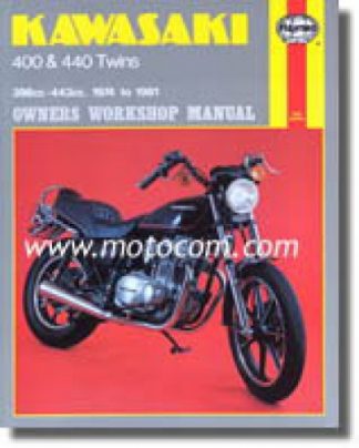 Haynes Kawasaki KZ400 440 1974-1981 Motorcycle Repair Manual