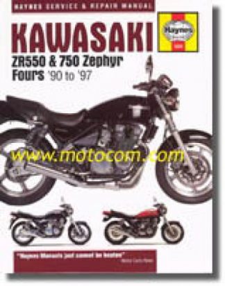 Haynes Kawasaki ZR550 KR 750 Zephyr Fours 1990-1997 Repair Manual