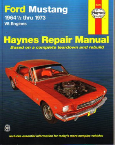1964-1973 Ford Mustang V8 Haynes Auto Repair Manual
