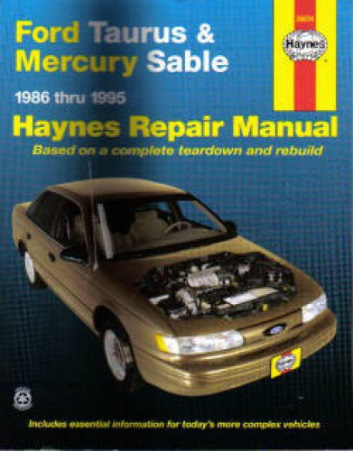 Automotive ford manual mercury repair sable taurus #6