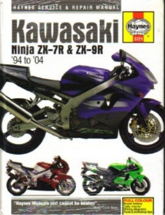 Haynes Kawasaki Ninja ZX-7R ZX-9R 1994-2004 Repair Manual