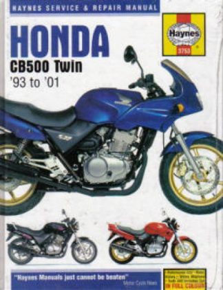 Haynes Honda CB500 1993-2001 Repair Manual