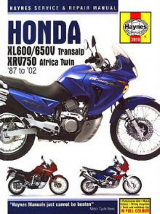 Haynes Honda XL600 650V Transalp XRV750 African Twin 1987-2007 Repair Manual