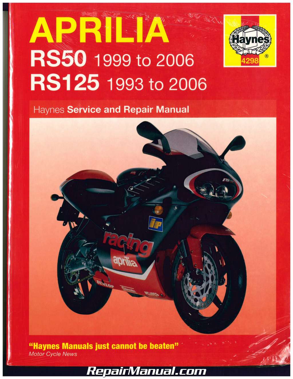 músico naranja exposición APRILIA RS50 1999-2006 RS125 1993-2006 Motorcycle Service Manual