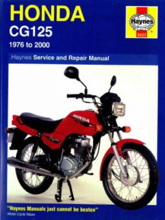 Haynes Honda CG125 1976 - 2007 Shop Manual