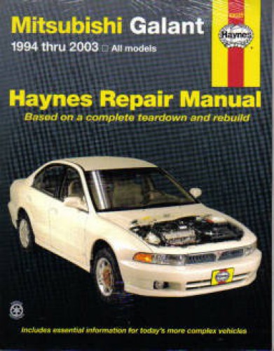 Haynes Mitsubishi Galant 1994-2010 Auto Repair Manual