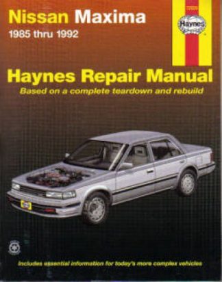 Haynes Maxima 1985-1992 Auto Repair Manual