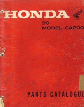 Honda CA200 Parts Manual