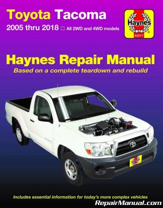2WD & 4WD Toyota Tundra 2007-2014 & Sequoia 2008-2014 Chilton Workshop Manual 