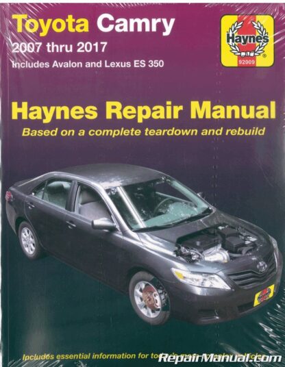 Haynes Toyota Camry Avalon Lexus ES 350 2007-2017 Car Repair Manual