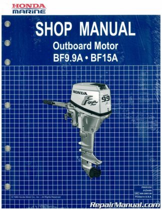 Honda Outboards 1978-2001 #1200 Seloc Service Manual 