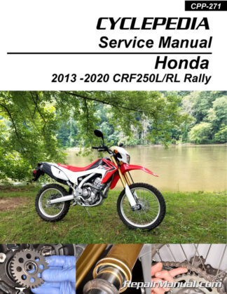 2017 - 2019 Honda CRF250L LA CRF250RL RLA Motorcycle Service Manual