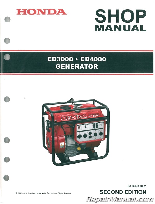 Honda EB EM EG 3000 3500 4500 5000 Werkstatthandbuch 
