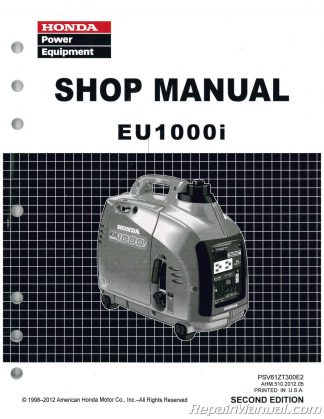 61Z1500 Honda EP2500CX Generator Shop Manual