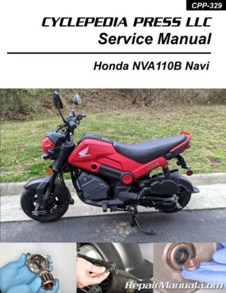 Honda NVA110B Navi Printed Cyclepedia Motorcycle Manual