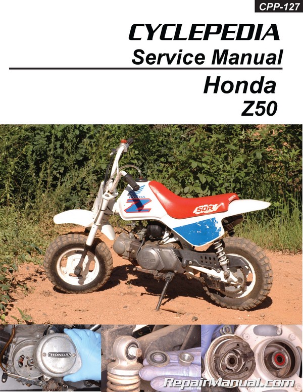 Honda Z50R Motorcycle Cyclepedia Printed Service Manual