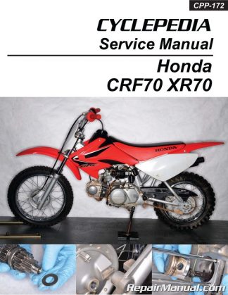 Honda CRF80F CRF100F XR80R XR100R Cyclepedia Printed Service Manual